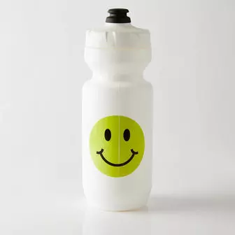 Fingerscrossed Bidon Smiley White Trinkflasche