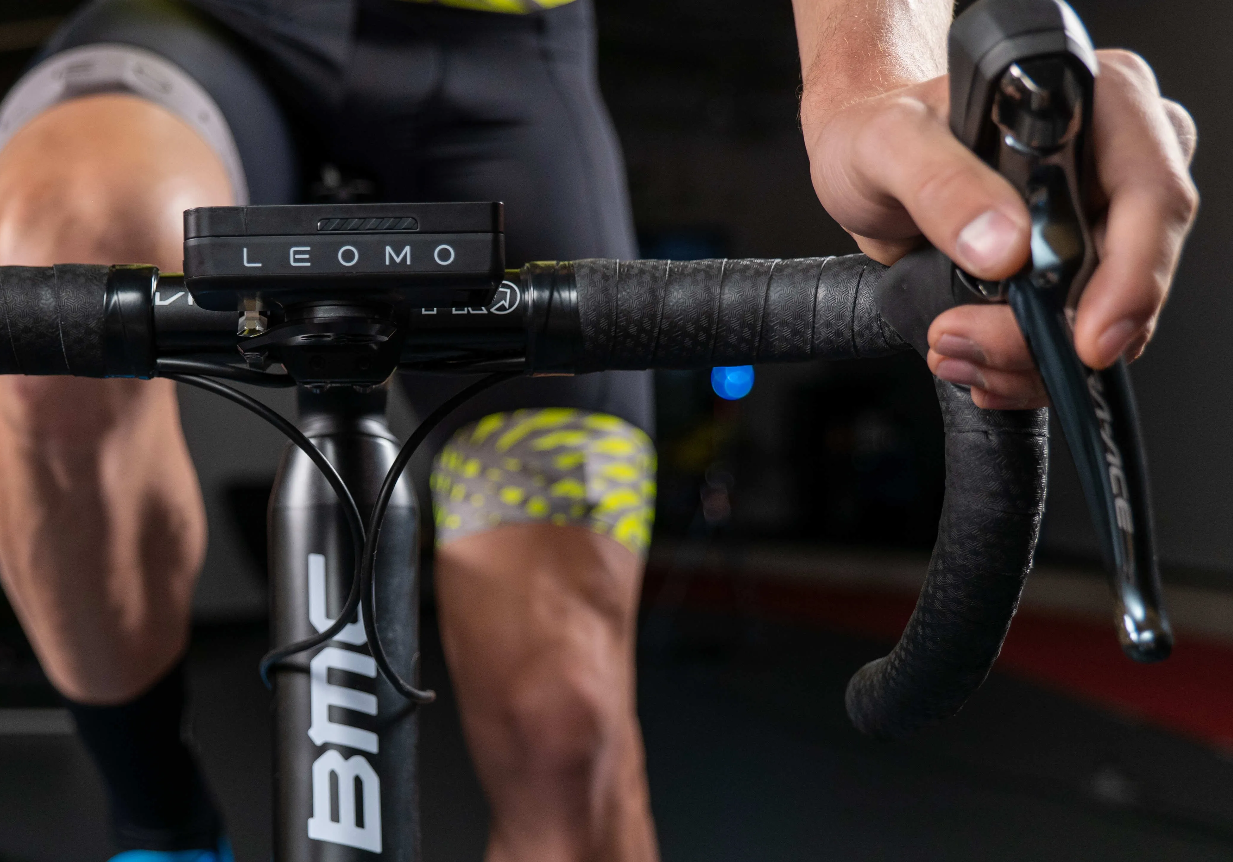 Foto von: Fahrradfahrer am Bikefitting Rad Foto von: Fahrradfahrer am Bikefitting Rad