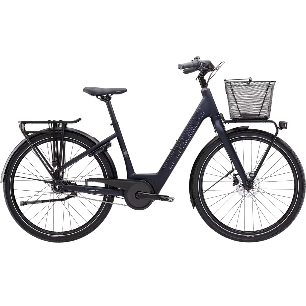 Trek District+ 1C Lowstep Matte Deep Dark Blue Fahrrad