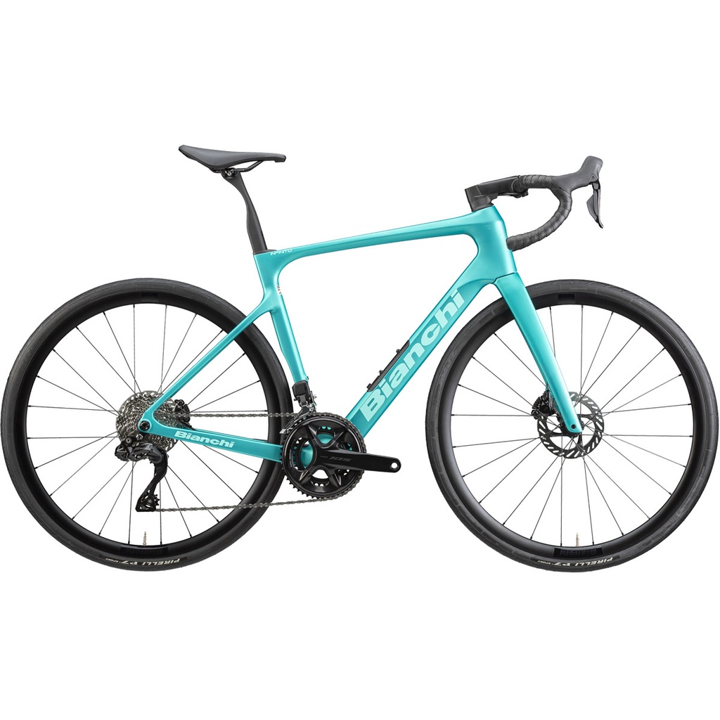 Bianchi Infinito Shimano 105 Di2 12s MetalCel/CK16logo SatinFinish Fahrrad (50)