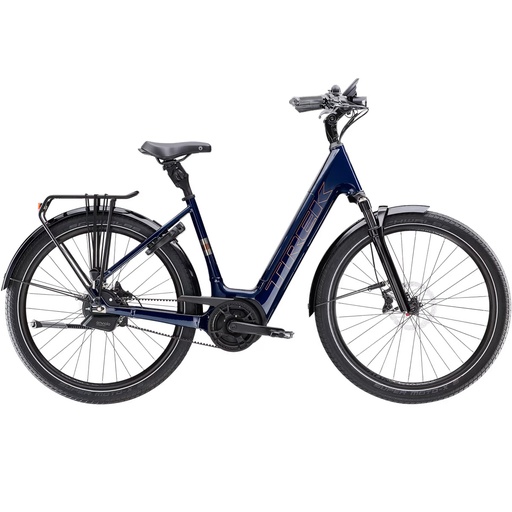 Trek Disctrict+ 5 Lowstep 545WH Deep Dark Blue Fahrrad