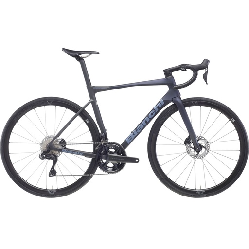 Bianchi Specialissima Comp Ult. DI2 Black / Deep Blue - Grey Fahrrad