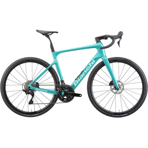 Bianchi Infinito 105 MEC 12S Metallic Celeste CK16 - Satin Finish Fahrrad